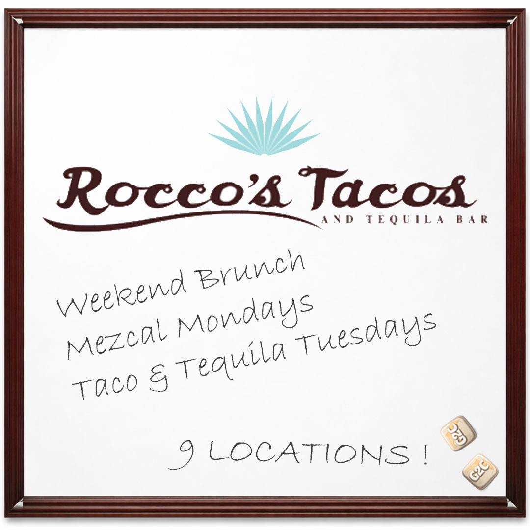 Rocco's Tacos multiple locations - Gulf2Coast event